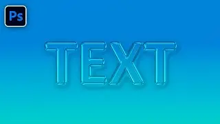 How to create Glass Text Effect in Photoshop | GFX Tutorials