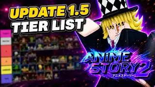 THE BEST JOJO Update 1.5 Tier List For Anime Story 2!! (Roblox)