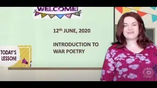 An Introduction to War Poetry: Wilfred Owen, Vera Brittain & Erno Muller