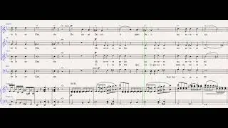 Missa in G Dur   Gloria  SATB + Organ