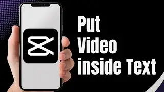 How to Put Video in Text on CapCut Mobile | Video Inside Text CapCut (2024)