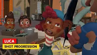 Luca | Luca Shot Progression | Pixar Animation |