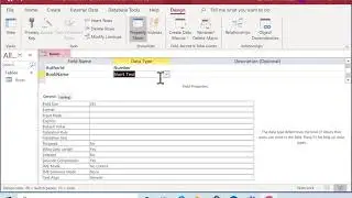 Microsoft Access Simple Book Library Database 1/4