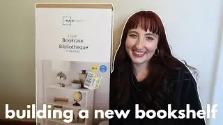 building a new bookshelf for my tbr books