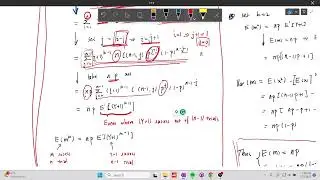 Binomial distribution -P(x), E(x),Var(x)