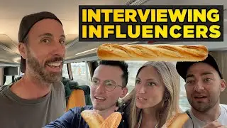 Interviewing Influencers With a Bread Stick - Baguettes on a Bus