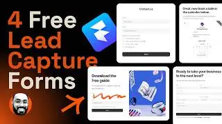 Framer's Latest Form Builder - 4 Free Lead Capture Forms for Your Funnels