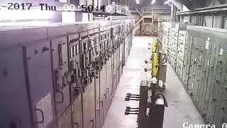 Electrical plant-room explosion caught on tape | ELECTRIC FAIL, EXPLOSION, HIGH VOLTAGE, FIRE