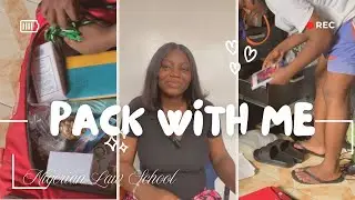 Pack with me to Law School (Lagos Campus)