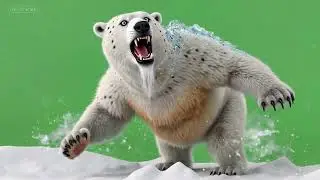 🐻 VFX Green Screen Bear – 4 Variations – FREE GREEN SCREEN