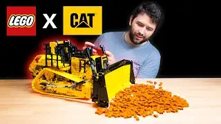 Building the Largest LEGO Technic Bulldozer! - Caterpillar D11T