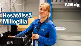 Kesätöissä Millogilla: Varastotyöntekijä
