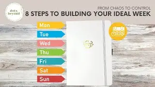 From 💥Chaos to ⏱️Control: 8 Steps to Building Your Ideal Week