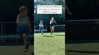 95% of people over 30 will never sprint again! Let's prove that stat wrong...stop seeking comfort!