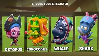Which Character is Fastest In Water 🤔 I zooba