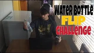 WATER BOTTLE FLIP CHALLENGE!!