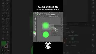 Gaussian blur fix in #Illustrator #irenkolt #shorts #sovisart