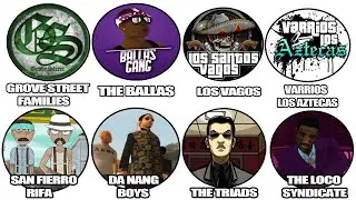 Every MAJOR Gang in GTA San Andreas Explained in Detail