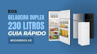 Tudo sobre a Geladeira Compacta 230 Litros Duplex ERV250D EOS: Apresentação + Como usar 