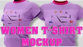 Women Tshirt Mockup