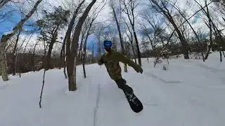 Bolton Valley Snowboarding Wilderness Lift Trees