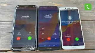Outgoing/incoming Call Honor7X Vs Honor 7A Vs Honor 8A MIUI Android 7
