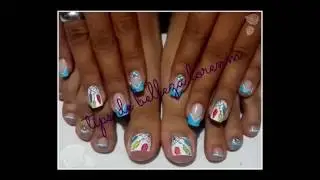 DIY.UÑAS DECORADAS CON ATRAPASUEÑOS- NAILS DECORATED