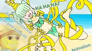 The Tickle distraction to murder plan gone wrong 🌴🏖️😂 (Assassination classroom tickle animation📘 )
