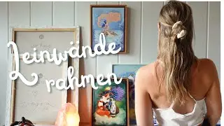 So rahme ich meine Leinwände mit Schattenfugenrahmen – jedes Bild braucht seinen Rahmen 🤎