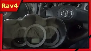 Снимаем ПАНЕЛЬ ПРИБОРОВ Toyota Rav4 третьего поколения