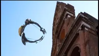 Giant UFO Flying Over The Colosseum Rome, Italy (CGI)