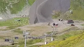 На площадке зиплайн