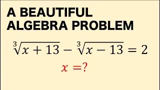 How to Solve Radical Equations. You will learn more algebra from this single video