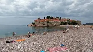 Beatifull and Amazing Beach at "St. Stefan", Montenegro - Organic video