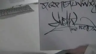 Graffiti Handstyle Alphabet by Marc Digital - GRAFFITI VIDEO . NET
