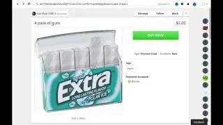Buying A Pack of Gum with Bitcoin Because Rep. Sherman Said I Can't