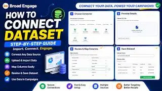 Broad Engage Connect Dataset Hindi Tutorial  | CSV, MySQL & Google Drive