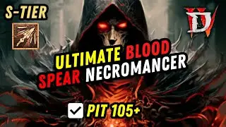 D4 BEST Necro Build Blood Spear - Season 8