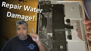Mac book water damage repair!😭