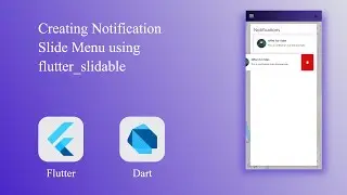 Flutter Tutorial: Notification Overlay Slide Menu | Tutorial 9 | Dart | Speed Code