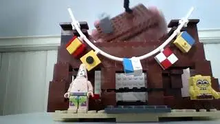 BrickStop MOCS #12- The Krusty Krab (With Boat Car)