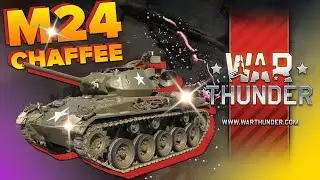 War Thunder | Как Играть на M24 CHAFFE В Тундре ? | Обзор на Бой | Аркадные Бои - Карта Кубань