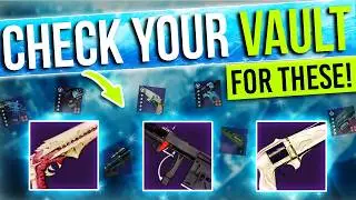 CHECK YOUR VAULT! These Crafted Weapons Are GOD TIER (Destiny 2)