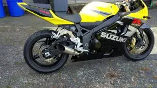 2004 gsxr 750 RLS Shorty Pipe