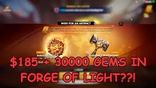 Call of Dragons - $185 + 30000 Gems in Forge of Light??!