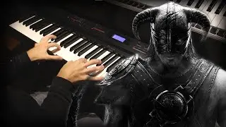 The Elder Scrolls V Skyrim - Dragonborn (Main Theme) - Piano Cover