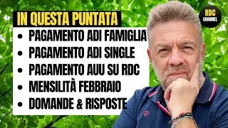 Novità ➡ Pagamento Assegno di Inclusione per Nuclei Familiari e Single + AUU su RdC ++Tutto Inps++