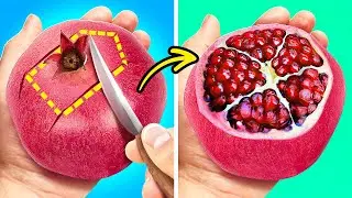 Einfache und unterhaltsame Möglichkeiten, Obst und Gemüse zu schälen und zu schneiden 🍉🧅