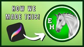 Emerald Hunters Logo Speedpaint! Star Stable Online