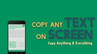 COPY any text on screen | Must watch
